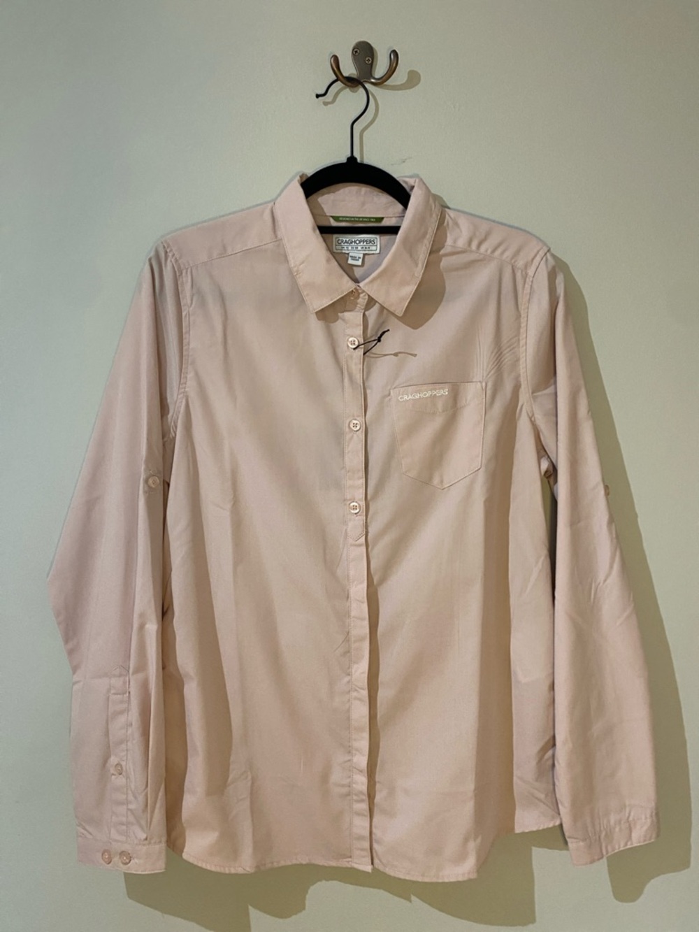 Craghoppers Women’s Nosi Defence Kiwi II Long Sleeve Shirt - Light Pink
